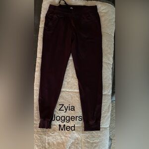 ZYIA Deep Burgundy Joggers